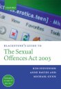 Blackstone's Guide to the Sexual Offences Act 2003