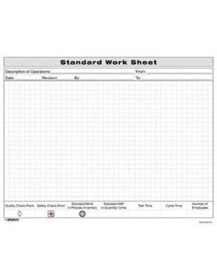Standard Work Sheet
