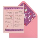 6-Pack Em & Friends Julia Rothman Love More/Less Greeting Cards