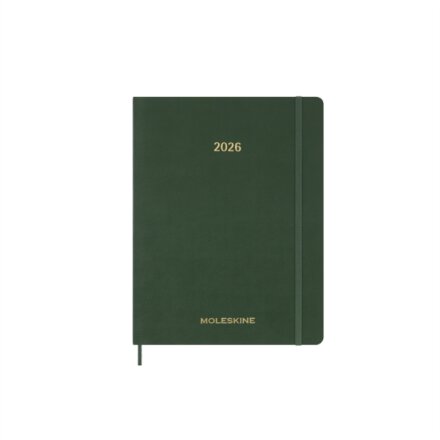 Moleskine 2026 13-Month Essential XXL Weekly Vertical Planner: Myrtle Green