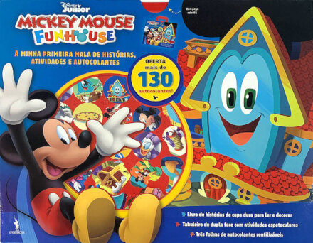 Mickey Funhouse - Mala de Histórias, Atividades e Autocolantes