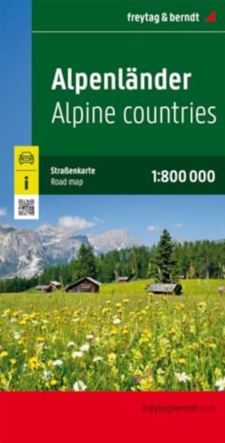 Alpine countries, Road Map 1:800.000