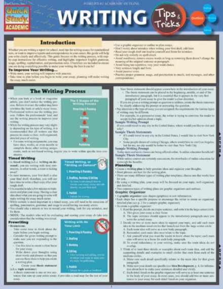 Writing Tips & Tricks