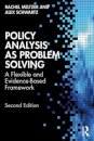 Policy Analysis as Problem Solving
