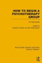 How to Begin a Psychotherapy Group