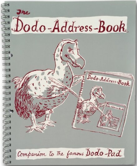 Dodo Address Book (Upcycled - RING-BOUND)