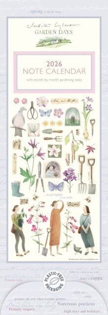 Garden Days Slim Calendar 2026