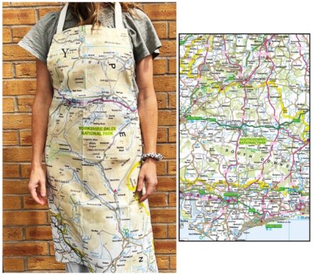 OS Map Adult Apron - South Downs National Park