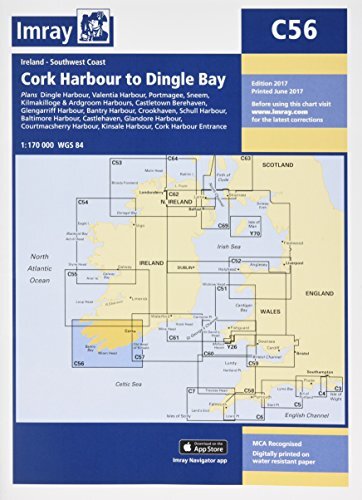 Imray Chart C56 : Cork Harbour to Dingle Bay : C56