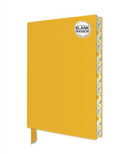 Sunny Yellow Blank Artisan Notebook (Flame Tree Journals)