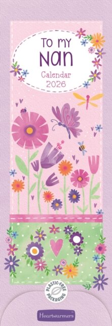 To My Nan Slim Calendar 2026