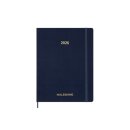 Moleskine 2026 13-Month Essential XXL Weekly Vertical Planner: Sapphire Blue
