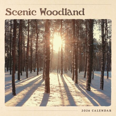 Scenic Woodland Square Wall Calendar 202
