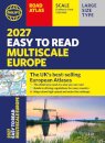 Philip's 2027 Easy to Read Multiscale Road Atlas of Europe