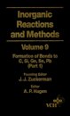 Inorganic Reactions and Methods, The Formation of Bonds to C, Si, Ge, Sn, Pb (Part 1)
