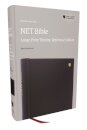 NET Bible, Large Print Thinline with Cross References, Hardcover, Comfort Print
