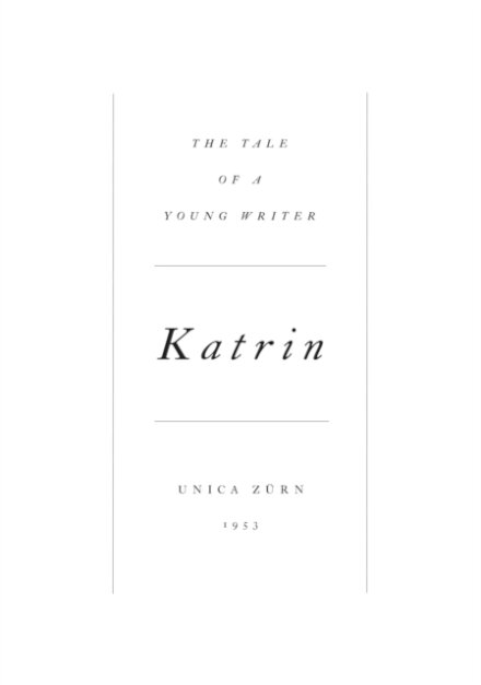 Katrin: The Tale of a Young Writer