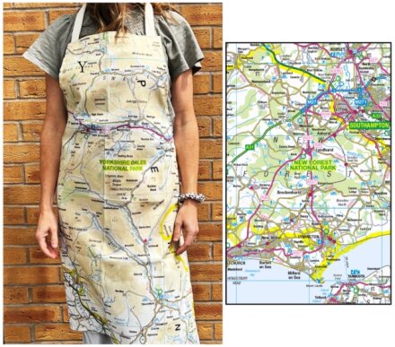 OS Map Adult Apron - New Forest National Park