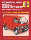 Bedford/Vauxhall Rascal & Suzuki Supercarry (86 - Oct 94) Haynes Repair Manual