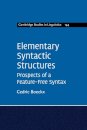Elementary Syntactic Structures