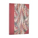 2026 Rubedo (Cockerell Marbled Paper) Mini 18-month Horizontal Hardcover Flexi Dayplanner 2025-2026 (Elastic Band Closure)