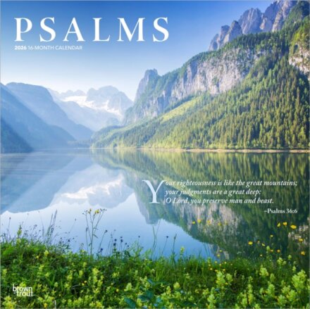 Psalms 2026 Square Flap Calendar