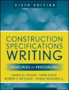 Construction Specifications Writing