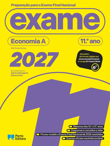 Preparação para o Exame Final Nacional 2027 - Economia A - 11.º Ano