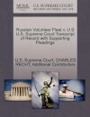 Russian Volunteer Fleet V. U S U.S. Supreme Court Transcript of Record with Supporting Pleadings