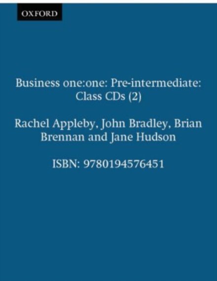 Business One : One Pre-Intermediate: Class Audio CDs (2)