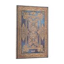 2026 Blue Luxe (Luxe Design) Maxi 12-month Vertical Hardcover Flexi Dayplanner 2026 (Elastic Band Closure)