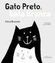 Gato preto, gata branca