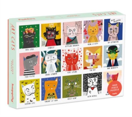 Art Cats by Nia Gould - 1,000 Piece Puzzle