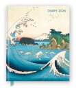 Japanese Woodblocks 2026 Desk Diary Planner - Week to View, Illustrated Throughout