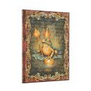 2026 The Brothers Grimm, Frog Prince (Fairy Tale Collection) Midi 12-month Verso Hardcover Flexi Dayplanner 2026 (Elastic Band Closure)