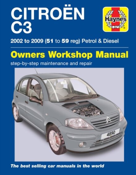 Citroen C3 Petrol & Diesel (02 - 09) Haynes Repair Manual