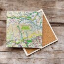 OS Map Ceramic Single Coaster - Brecon Beacons National Park