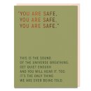 6-Pack Elizabeth Gilbert You Are Safe Card