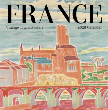 France: Vintage Travel Posters 2026 Wall Calendar