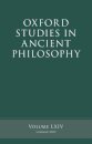 Oxford Studies in Ancient Philosophy
