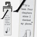 Literary Bookmarks - Checked My Phone