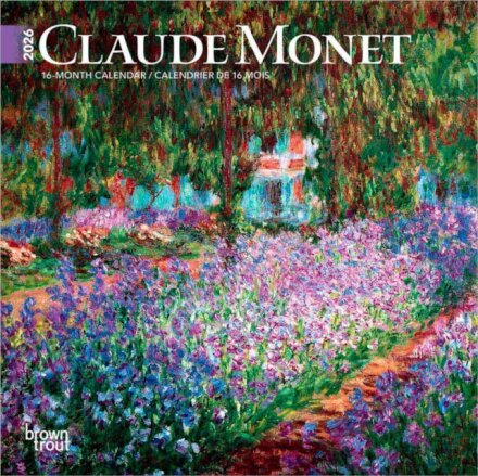 Monet, Claude 2026 Mini 7x7 English French Calendar