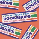 Bookshops Not Billionaires Bumper Stickers Pk 10
