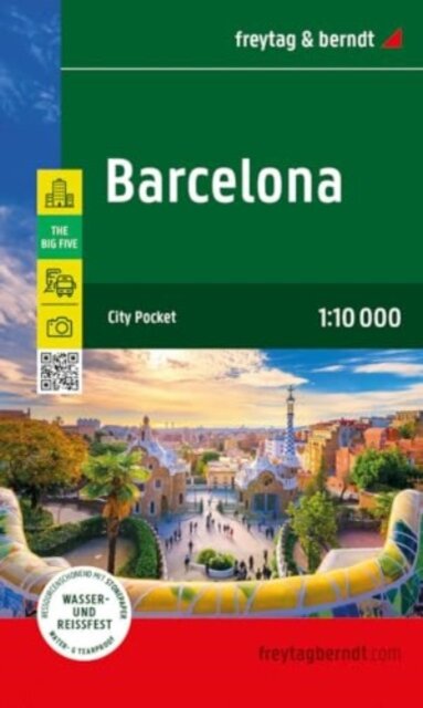 Barcelona City Map 1:10,000