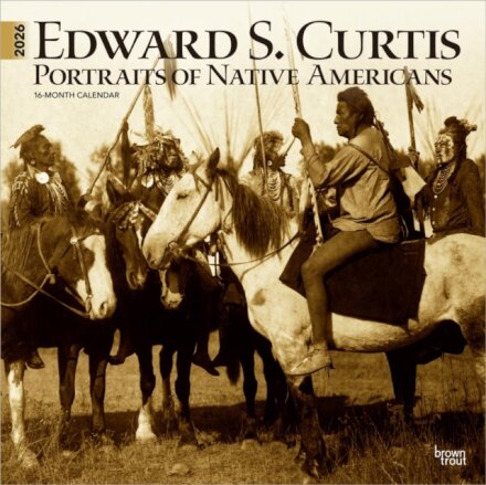 Curtis, Edward S Portraits of Native Americans 2026 Square Flap Calendar