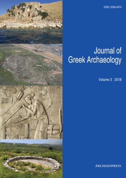 Journal of Greek Archaeology Volume 3 2018
