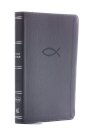NKJV, Thinline Bible Youth Edition, Leathersoft, Gray, Red Letter, Comfort Print