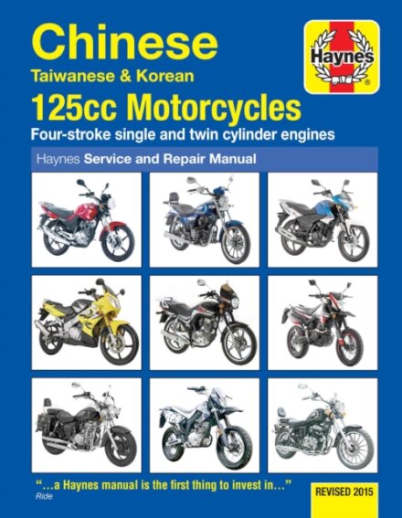Chinese, Taiwanese & Korean 125cc Motorcycles Haynes Repair Manual