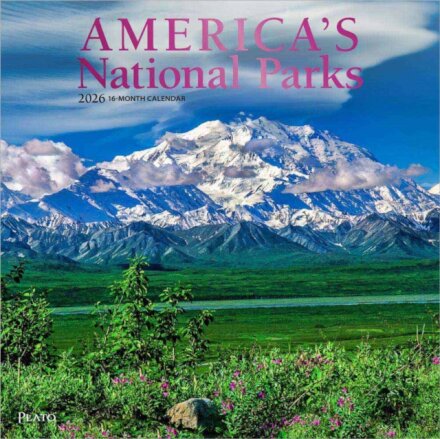 America's National Parks 2026 Square Flap Foil Calendar