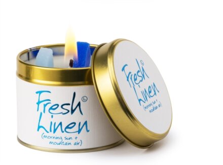 Fresh Linen - Scented Tin Candle